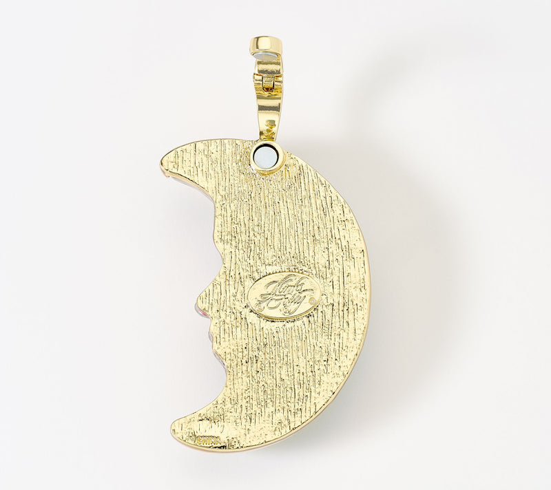 Kirks Folly Venus Illusion Moon Shadow Foldover Pendant — View 2