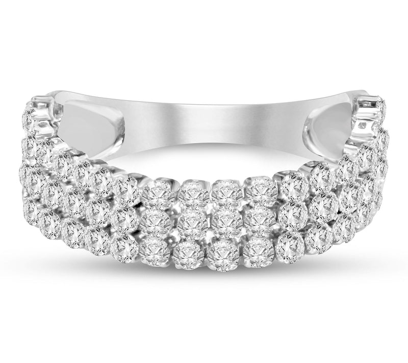Fire Light 1.00 cttw Lab Grown Diamond Tennis Ring, 14K Gold — Main view