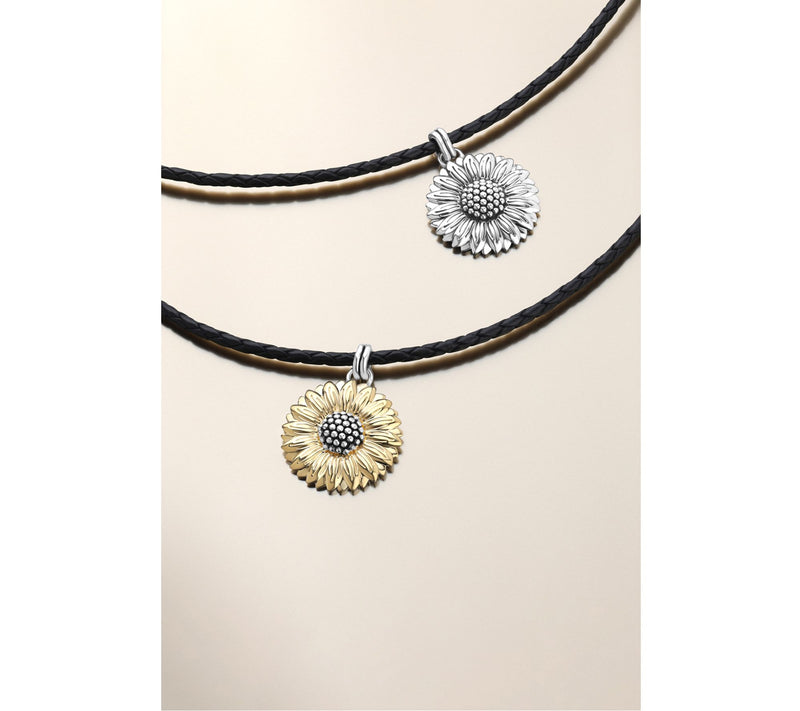Christian James by Scott Grimes Two-Tone 18" Sunflower Necklace — View 5