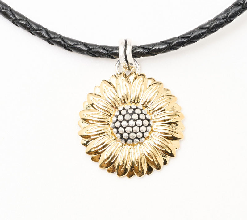 Christian James by Scott Grimes Two-Tone 18" Sunflower Necklace — Main view