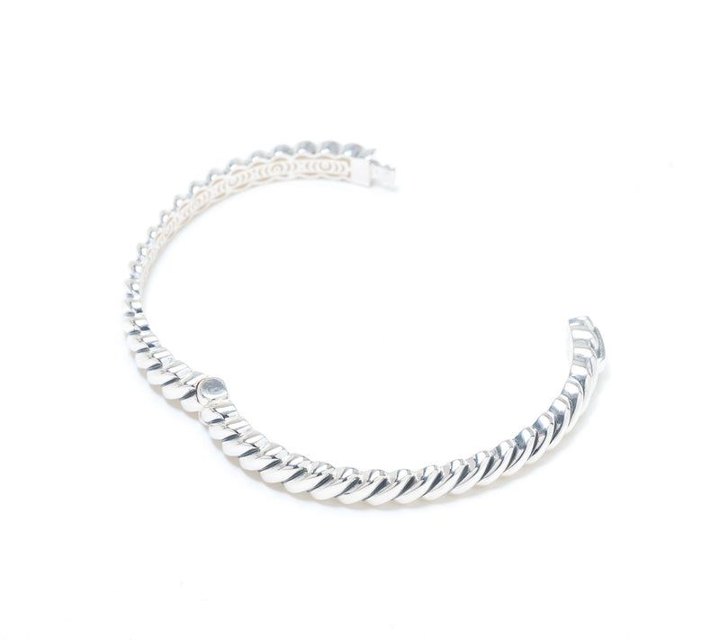 Christian James by Scott Grimes San Marco Sterling Bangle 20.0-26.5g — View 2