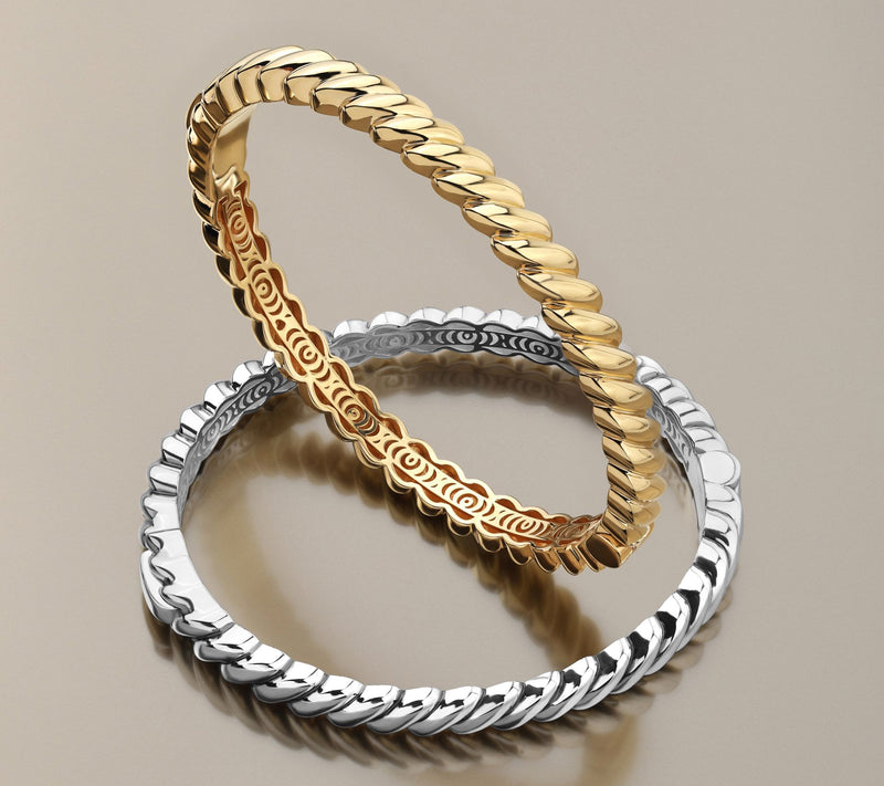 Christian James by Scott Grimes San Marco 14K Clad Bangle 20.0-26.5g — View 6