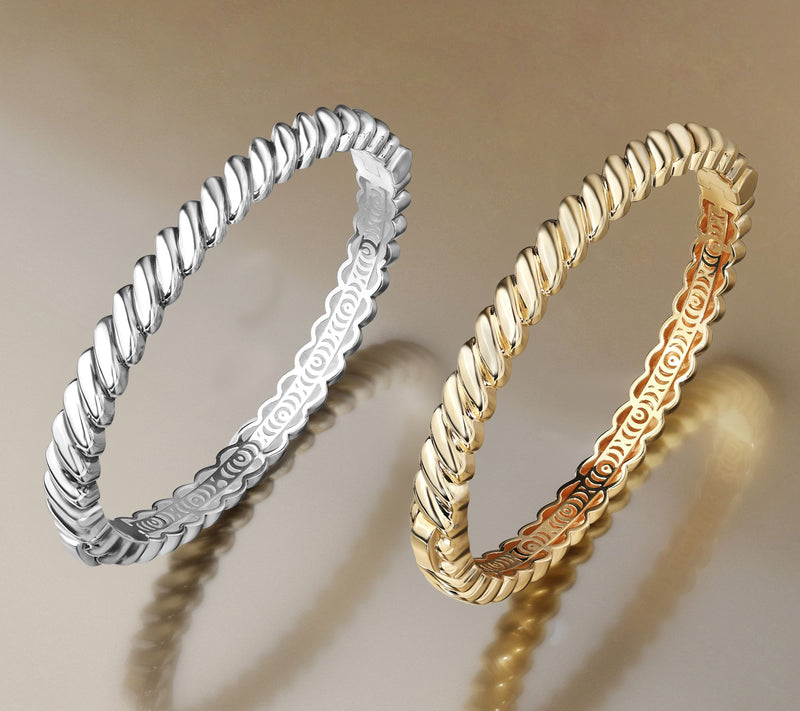 Christian James by Scott Grimes San Marco 14K Clad Bangle 20.0-26.5g — View 4
