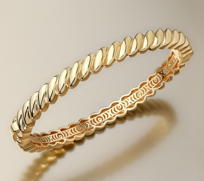 Christian James by Scott Grimes San Marco 14K Clad Bangle 20.0-26.5g — View 3