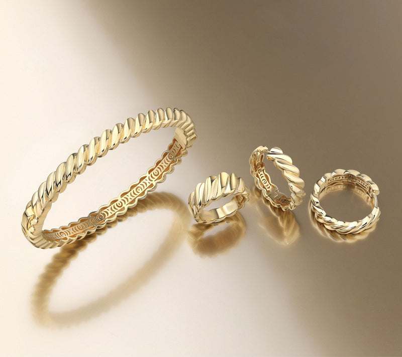 Christian James by Scott Grimes San Marco 14K Clad Bangle 20.0-26.5g — View 5