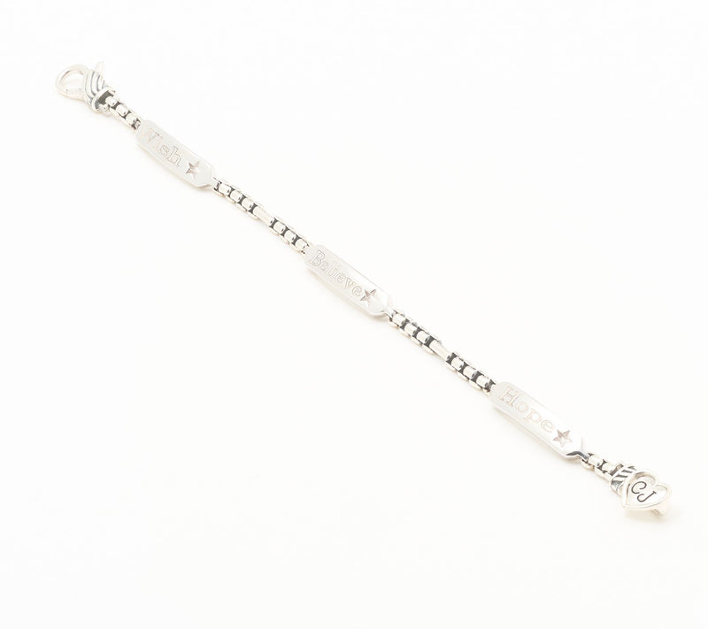 Christian James by Scott Grimes Sterling Triple Engravable Bar Bracelet 12.3g — View 2