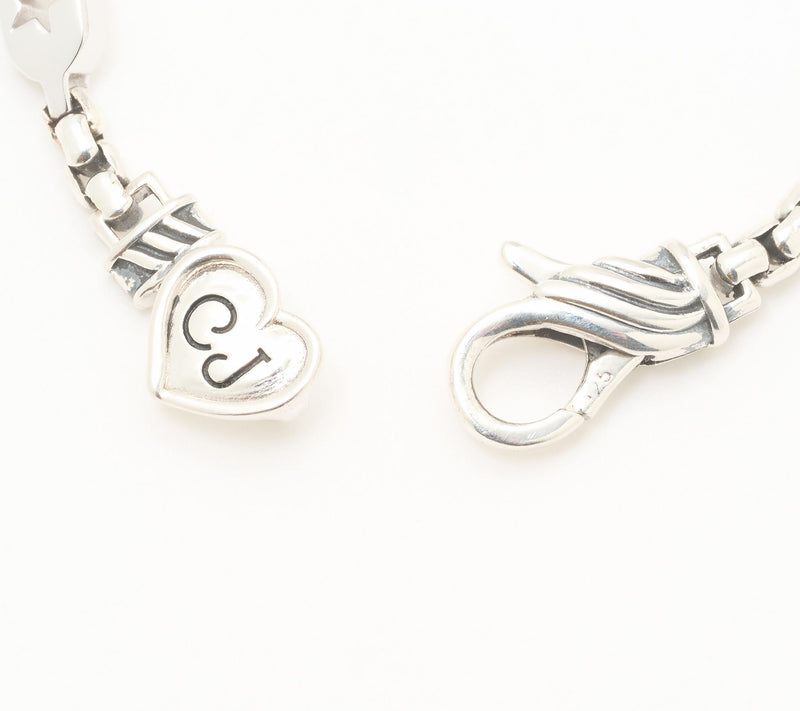 Christian James by Scott Grimes Sterling Triple Engravable Bar Bracelet 12.3g — View 3