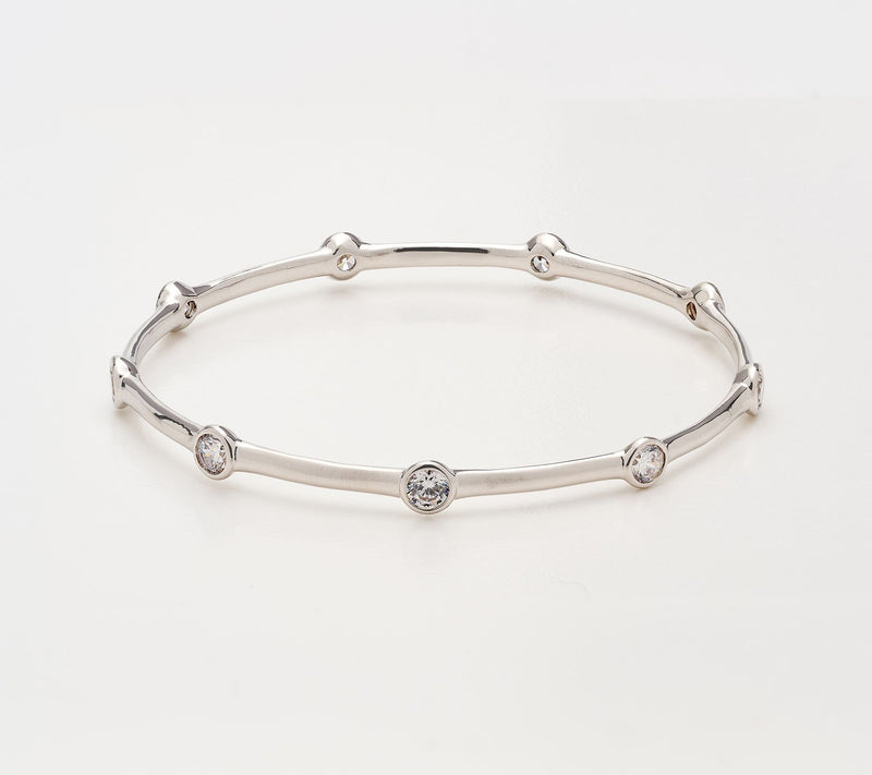 Diamonique Italia Bronze Round Emotional Bangle Bracelet — View 6