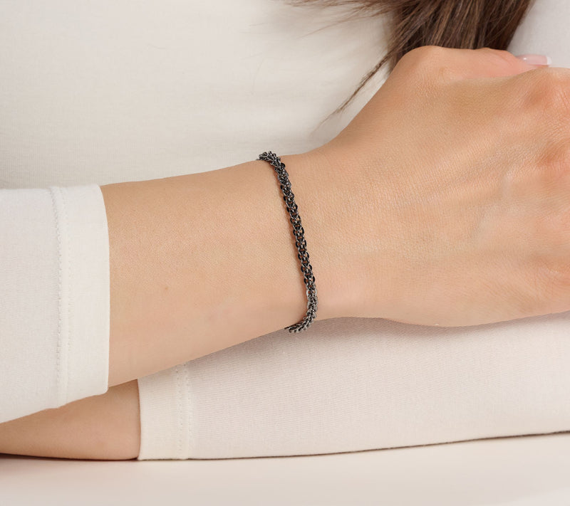 David Markstein Bronze Premiere Etruscan Weave Bracelet — View 15