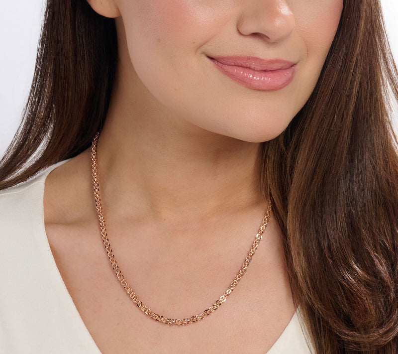 David Markstein Bronze Premiere Etruscan Weave Necklace, 20" — View 6