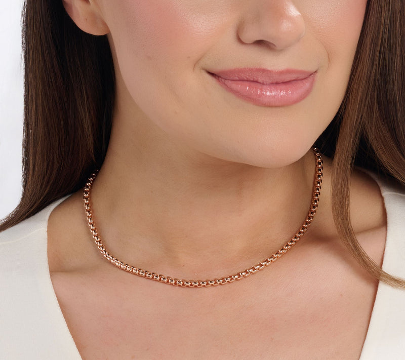 David Markstein Bronze Premiere Round Box Necklace, 16" — View 6
