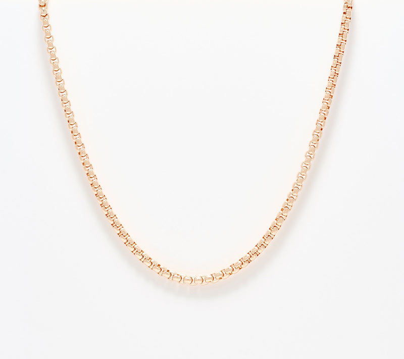 David Markstein Bronze Premiere Round Box Necklace, 18" — Main view