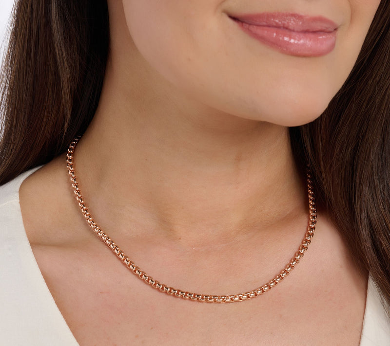 David Markstein Bronze Premiere Round Box Necklace, 18" — View 6