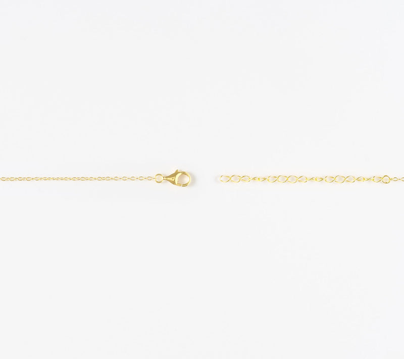 Diamonique Station Drop Necklace, Sterling Silver — View 3