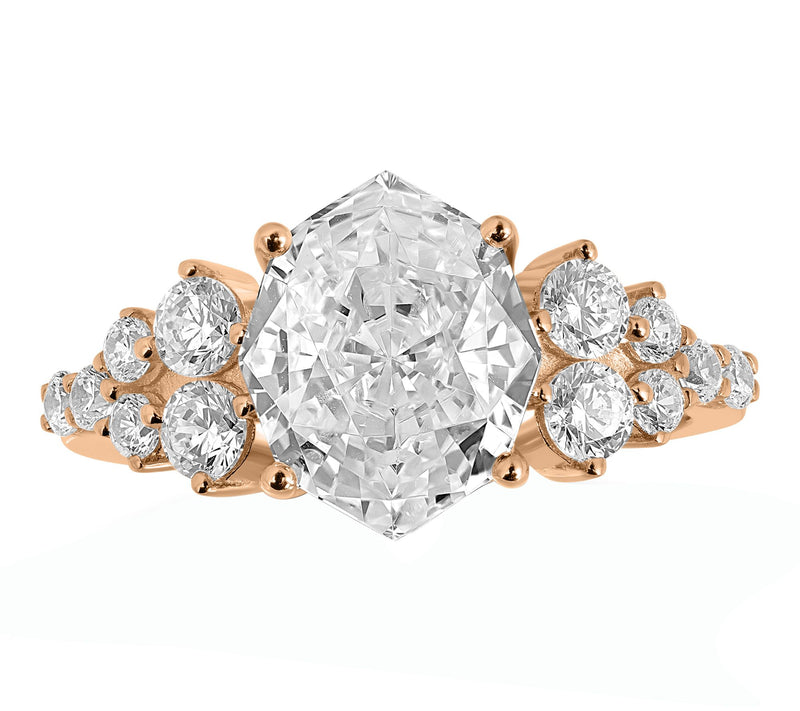 Diamonique x Kathy Levine Grand Sancy Ring, Sterling Silver — View 12