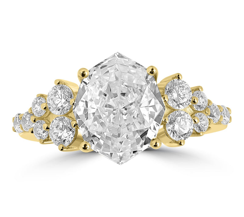 Diamonique x Kathy Levine Grand Sancy Ring, Sterling Silver — View 14
