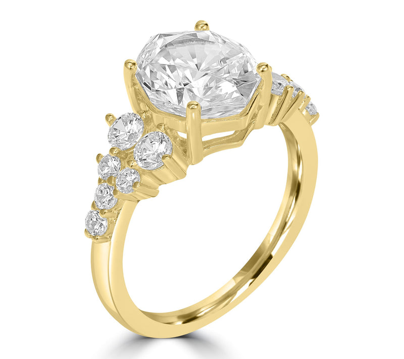 Diamonique x Kathy Levine Grand Sancy Ring, Sterling Silver — View 5