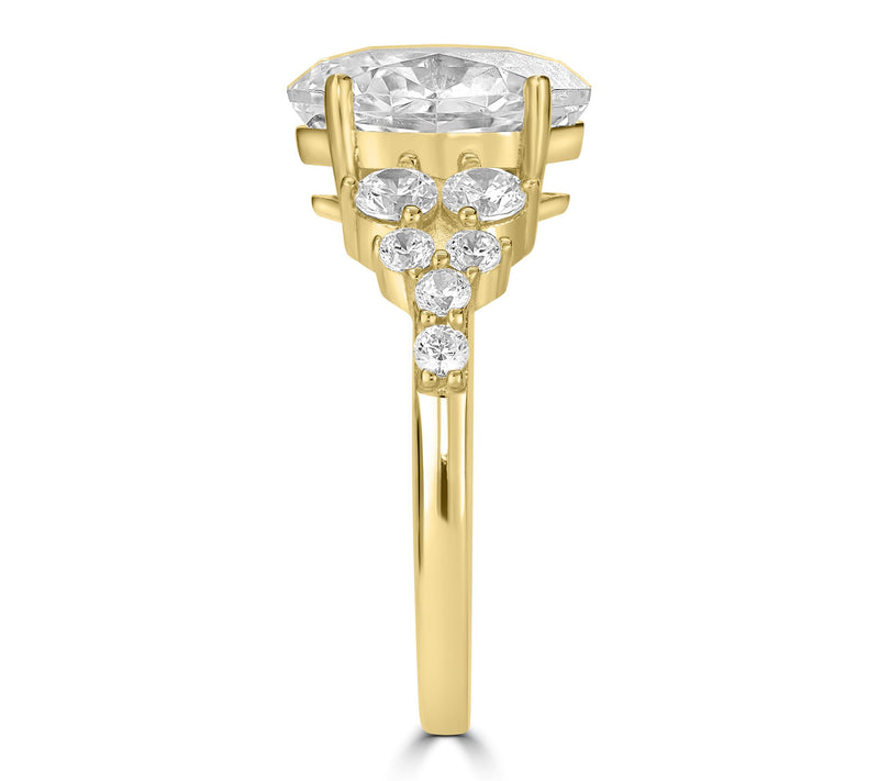 Diamonique x Kathy Levine Grand Sancy Ring, Sterling Silver — View 6