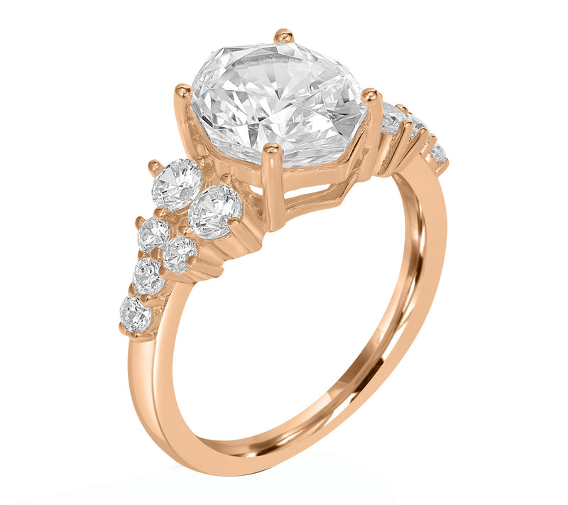Diamonique x Kathy Levine Grand Sancy Ring, Sterling Silver — View 8