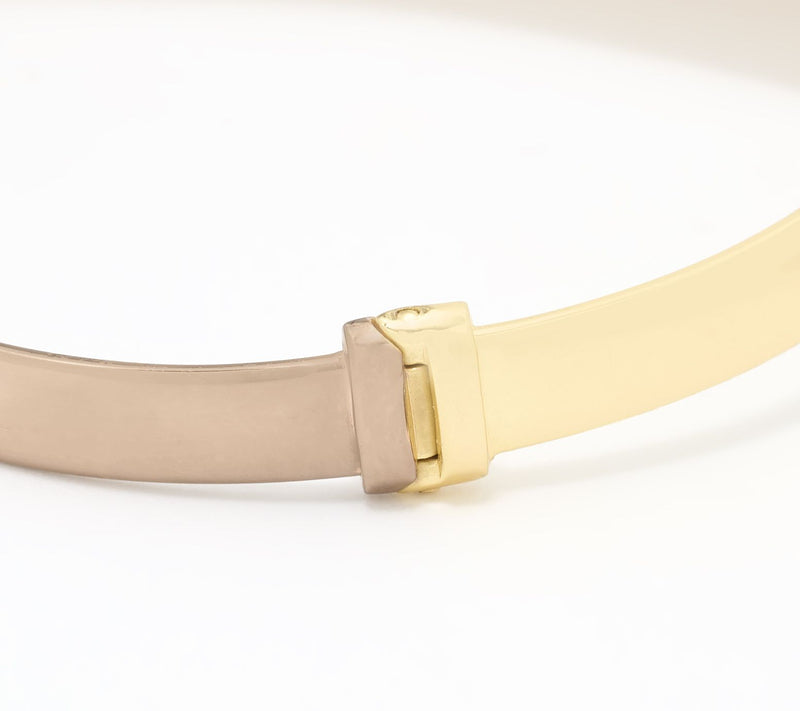 David Markstein Bronze Nuovo Oval Polished Bangle — View 2