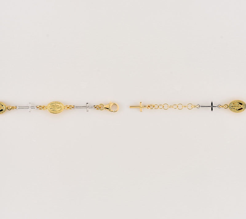 David Markstein Bronze Ponte Vecchio Religious Motif Bracelet — View 3
