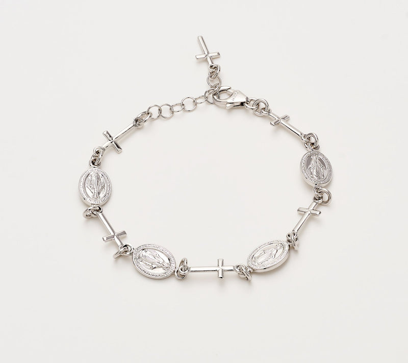 David Markstein Bronze Ponte Vecchio Religious Motif Bracelet — View 10