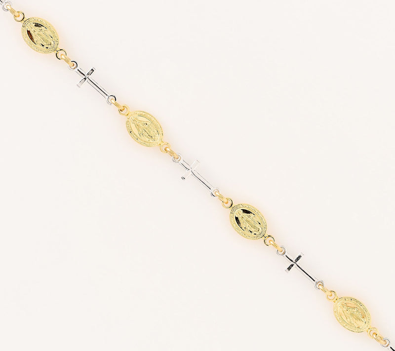 David Markstein Bronze Ponte Vecchio Religious Motif Bracelet — View 2
