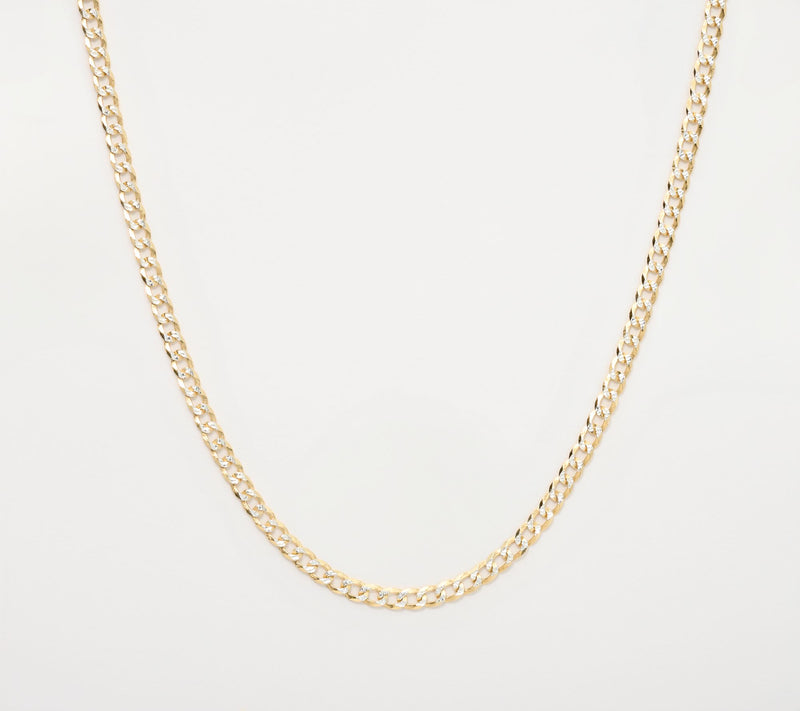 David Markstein Sterling Silver Luxe D/C Curb Necklace, 16" — View 11