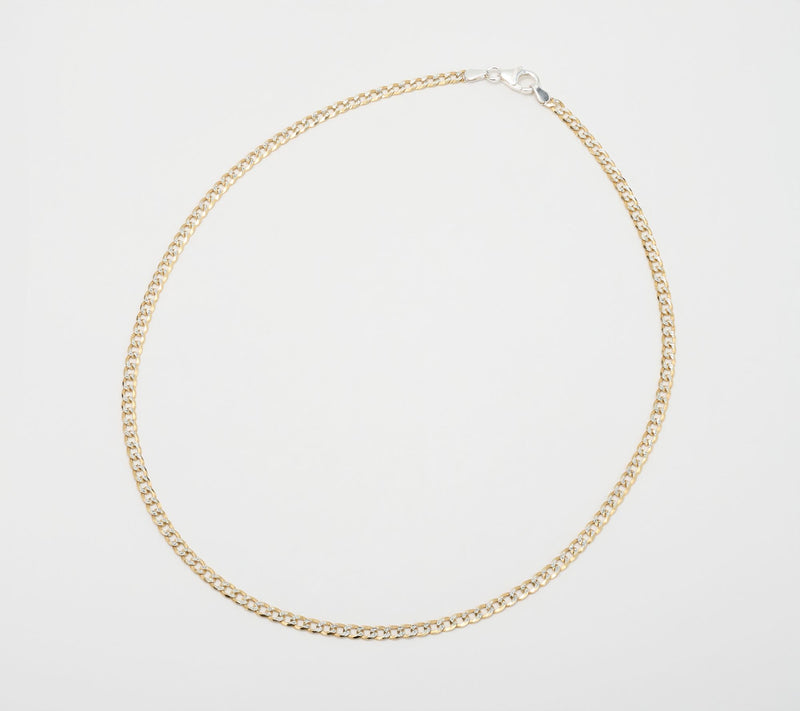 David Markstein Sterling Silver Luxe D/C Curb Necklace, 16" — View 13