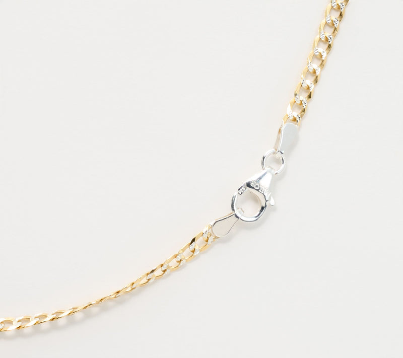 David Markstein Sterling Silver Luxe D/C Curb Necklace, 18" — View 12