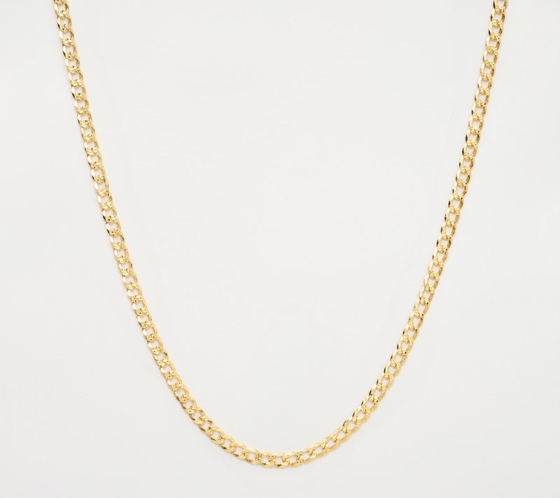 David Markstein Sterling Silver Luxe D/C Curb Necklace, 20" — View 8