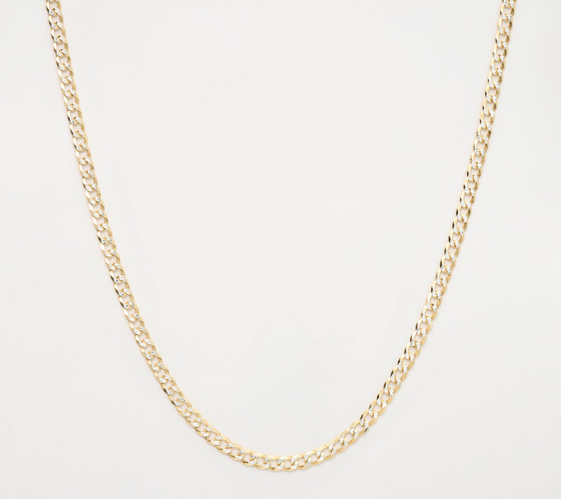 David Markstein Sterling Silver Luxe D/C Curb Necklace, 20" — View 10