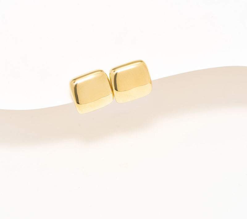 David Markstein Bronze Hinged Huggie Hoop Earring — View 13