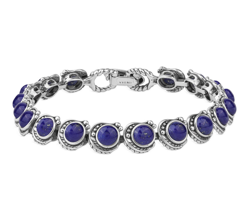 American West Sterling Silver Gemstone Tennis Bracelet — View 12