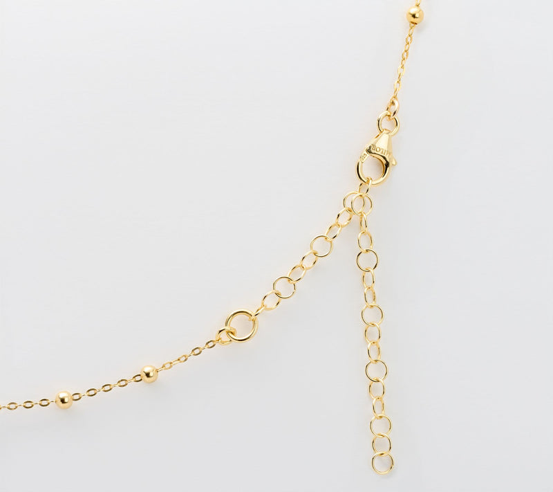David Markstein Sterling Silver Upscale Bead Necklace — View 2