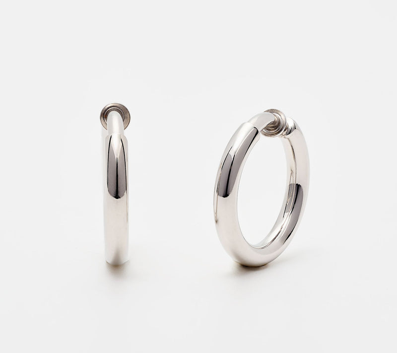 David Markstein Bronze Non-Pierced Hoop Earrings — View 11