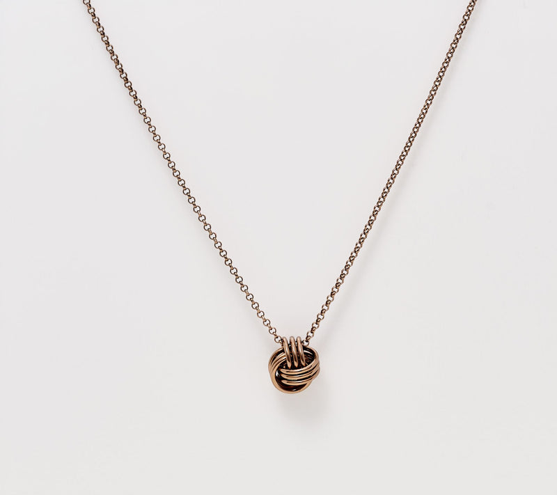David Markstein Polished Love Knot Slide Necklace — View 12