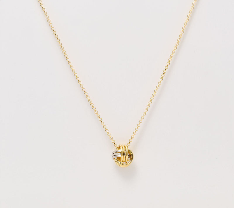 David Markstein Polished Love Knot Slide Necklace — View 14