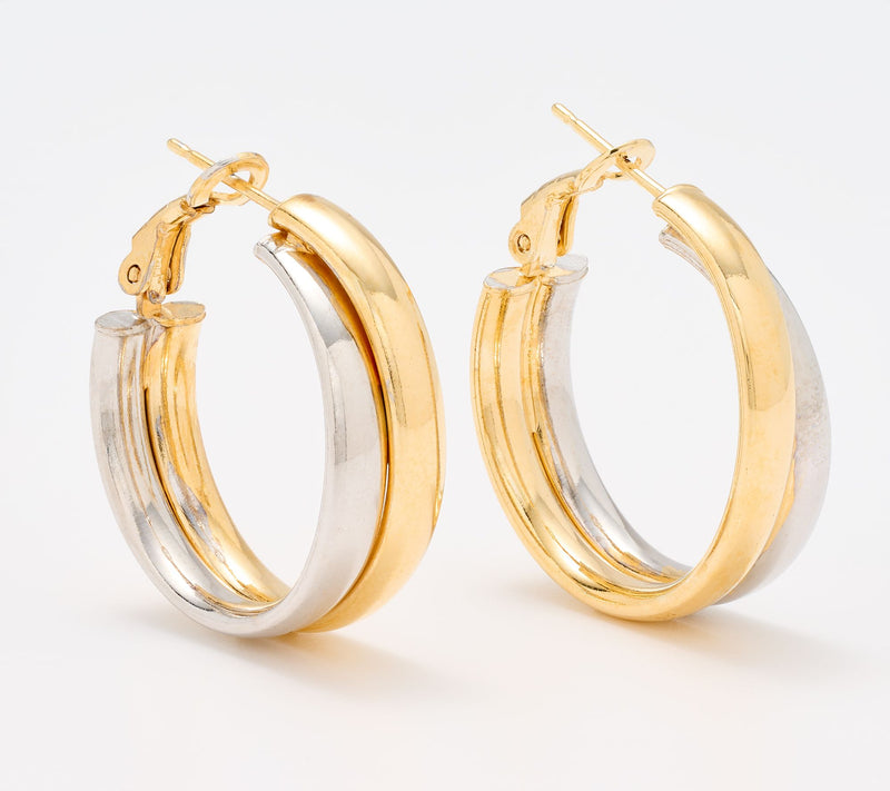 David Markstein Bronze Debut Double Nested Hoops — View 13