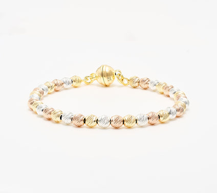 UltraFine 950 Diamond Cut Bead Bracelet