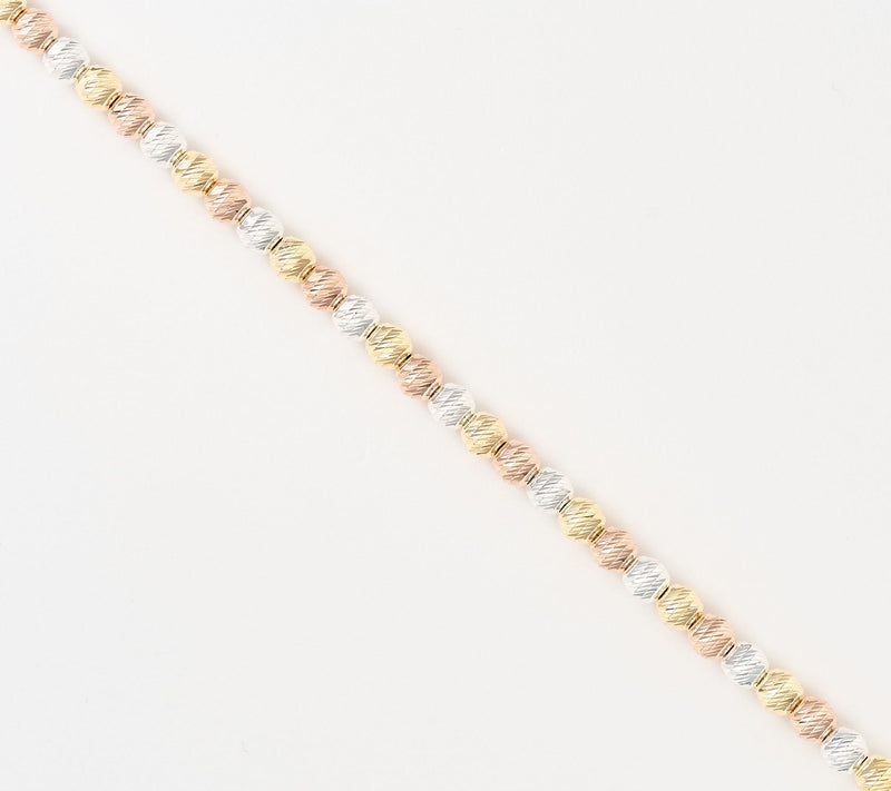 UltraFine 950 Diamond Cut Bead Bracelet — View 2