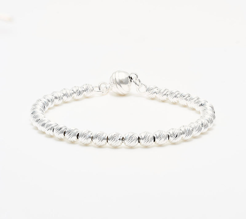 UltraFine 950 Diamond Cut Bead Bracelet — View 7