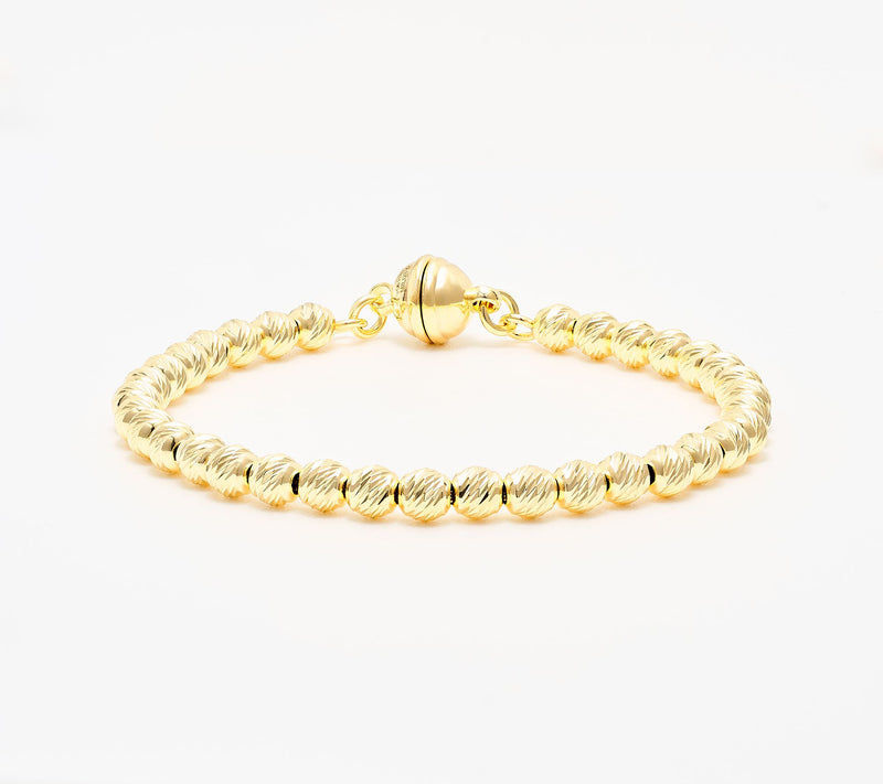 UltraFine 950 Diamond Cut Bead Bracelet — View 8