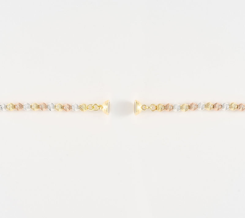 UltraFine 950 Diamond Cut Bead Bracelet — View 3