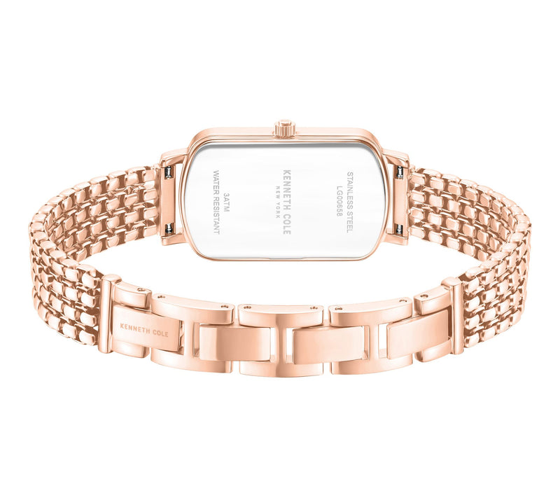 Kenneth Cole New York Women's Rosetone CrystalWatch — View 3