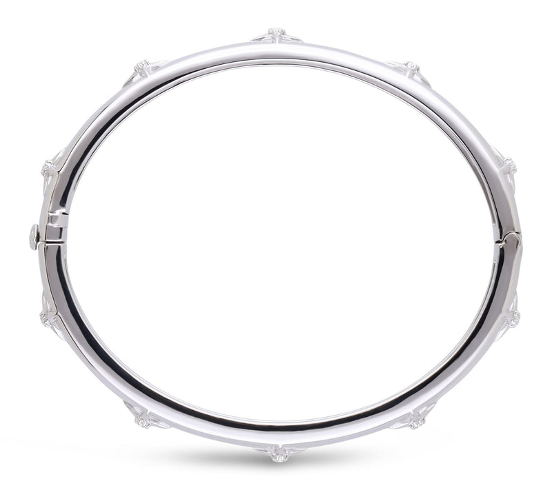 Margo Manhattan Sterling Silver Cassiopeia Gemstone Bangle — View 2