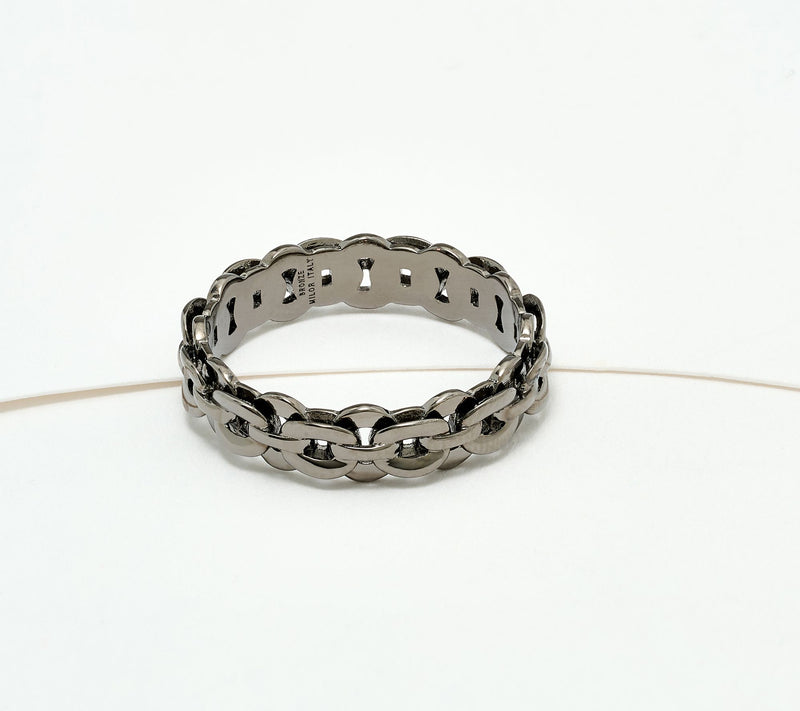 David Markstein Bronze Premiere Etruscan Weave Ring — View 9