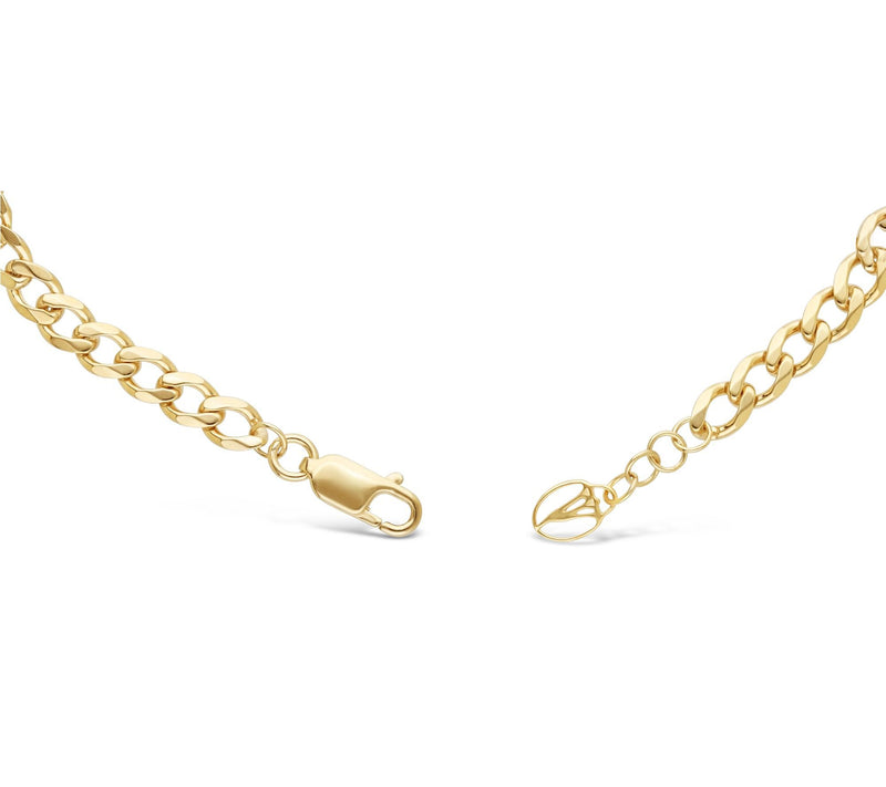 Goddaughters 14K Gold Clad White Topaz Lucky Charm Bracelet — View 4