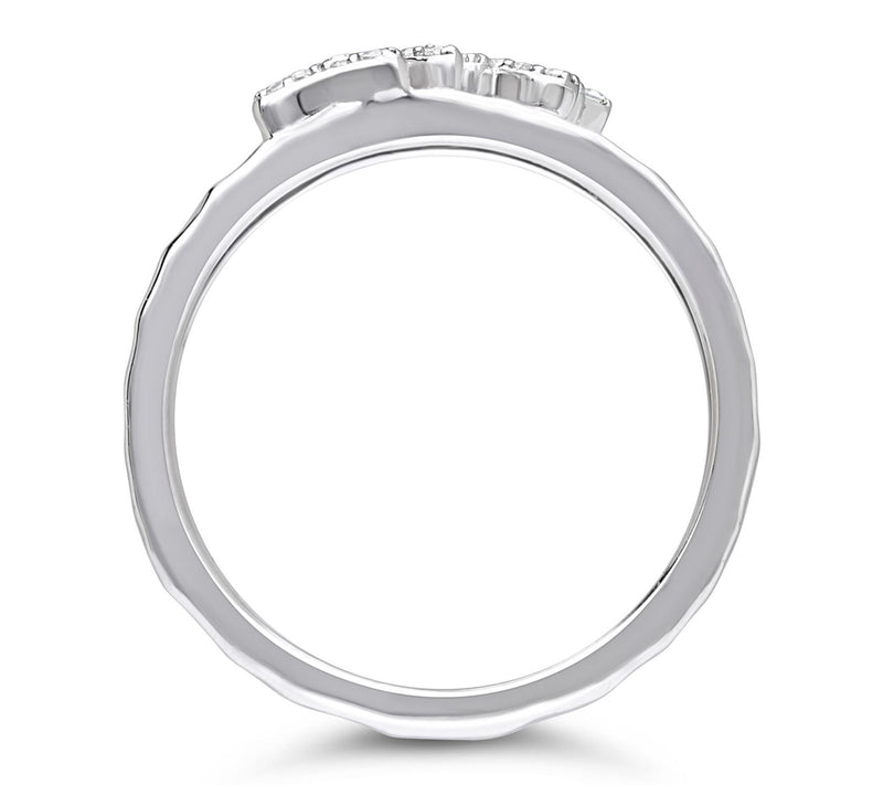 Goddaughters Sterling Silver White Topaz EffortRing — View 3