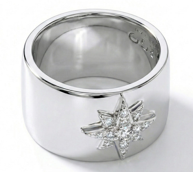 Margo Manhattan Sterling Silver White Topaz Cassi Ring — Main view
